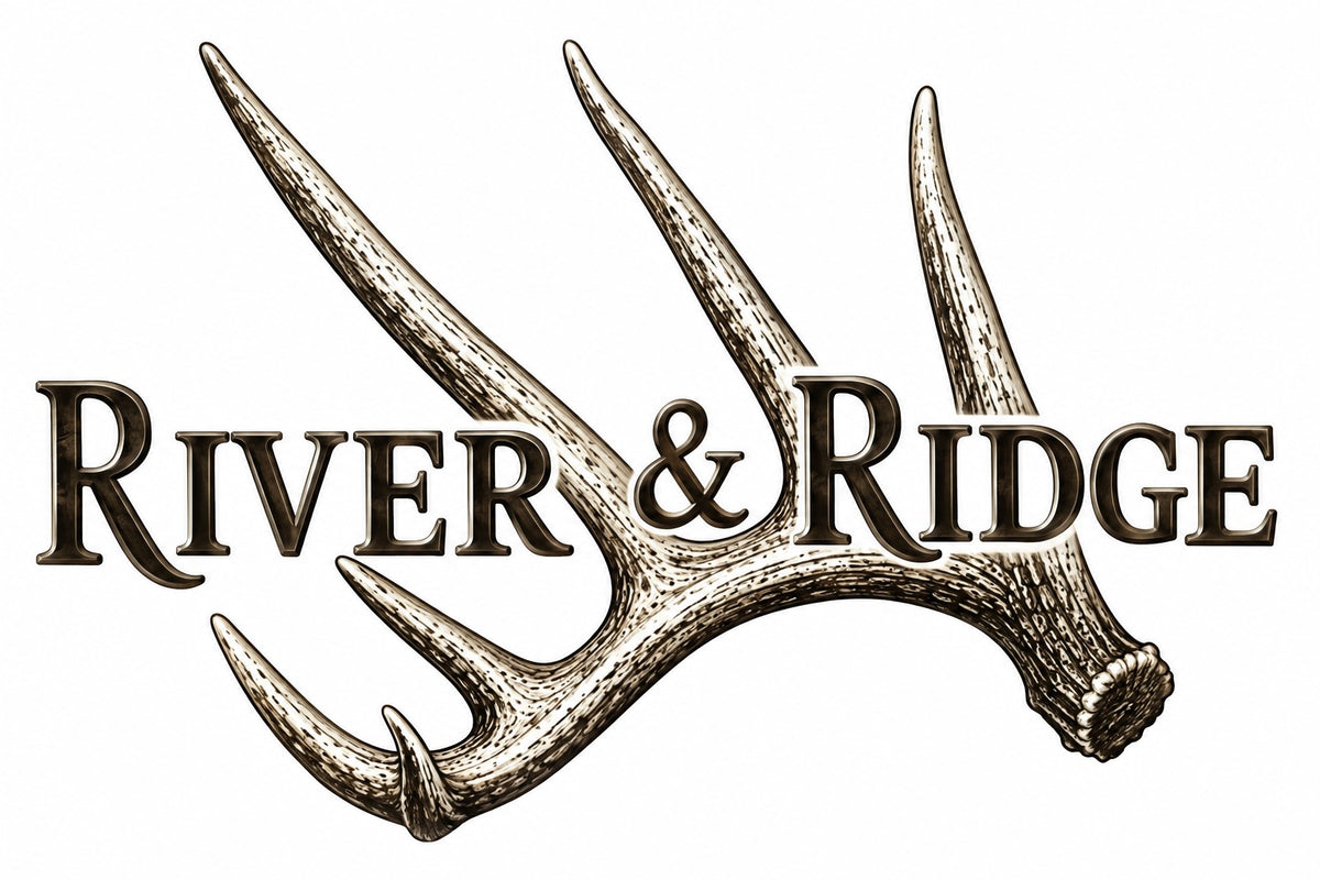 River & Ridge Antler Decal (brown)
