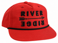 River & Ridge Arrow Hat – Dark Orange/Black